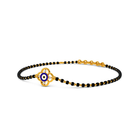 Mirha Evil Eye Mangalsutra Diamond Bracelet
