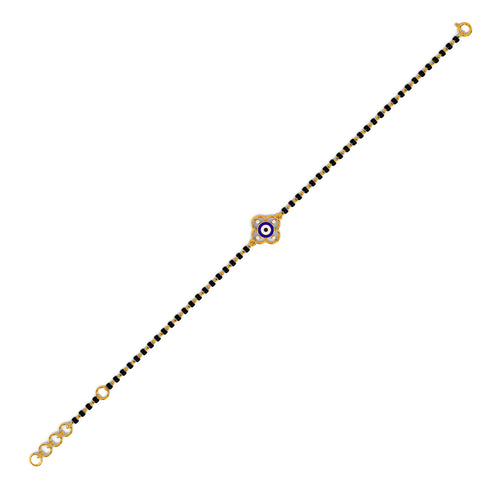 Mirha Evil Eye Mangalsutra Diamond Bracelet
