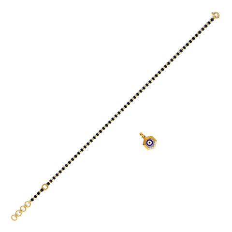 Doga Evil Eye Detachable Mangalsutra Diamond Bracelet