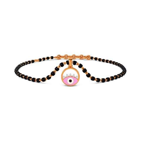 Ecrin Evil Eye Detachable Mangalsutra Diamond Bracelet