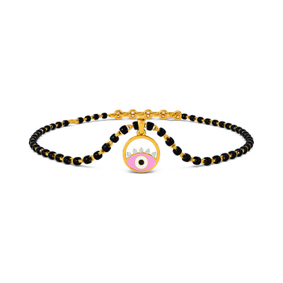 Ecrin Evil Eye Detachable Mangalsutra Diamond Bracelet