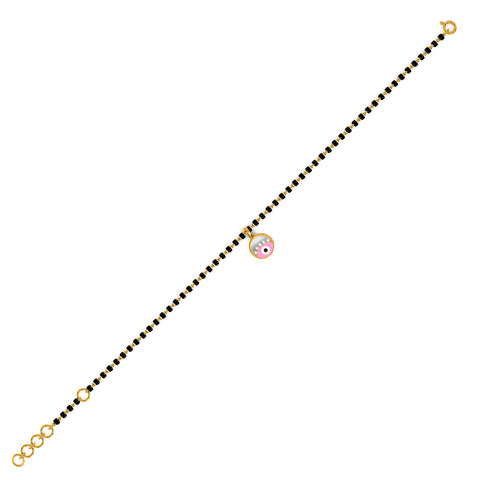 Ecrin Evil Eye Detachable Mangalsutra Diamond Bracelet