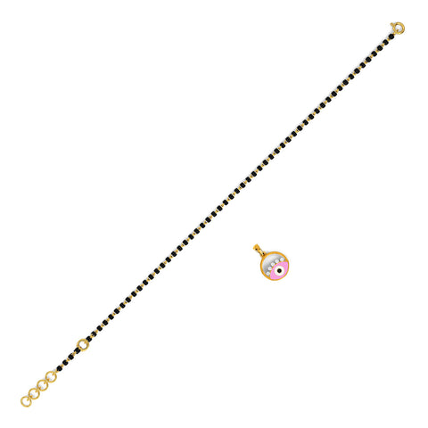 Ecrin Evil Eye Detachable Mangalsutra Diamond Bracelet