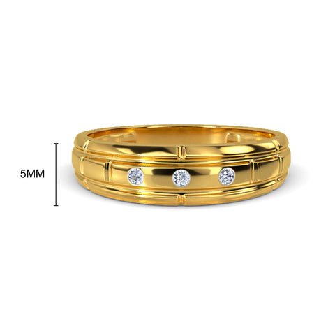 Liam Diamond Ring For Him