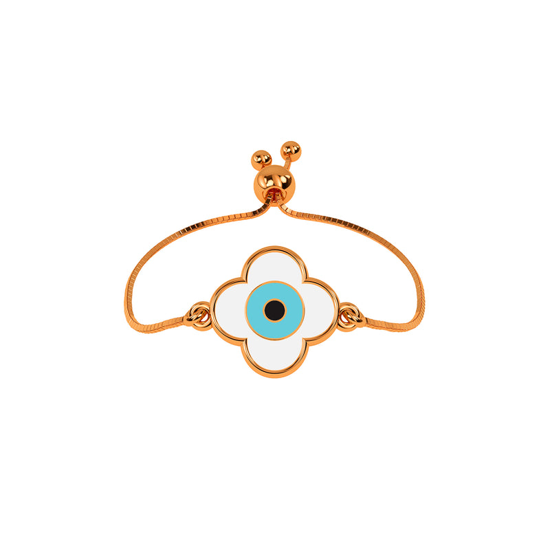 Emel Evil Eye Adjustable Gold Ring