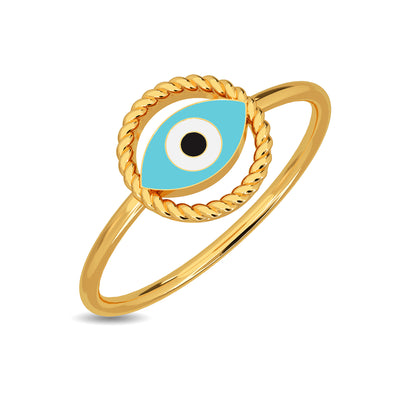 Emine Evil Eye Gold Ring