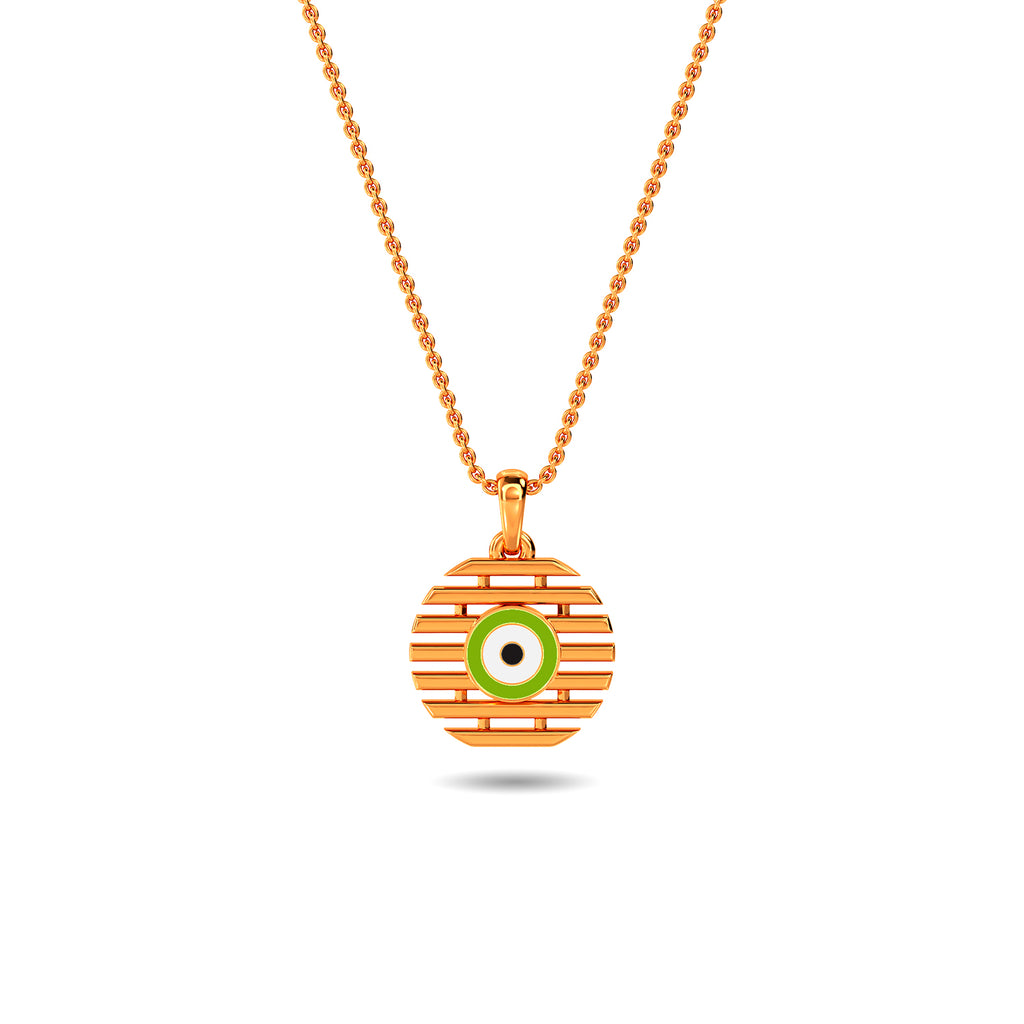 Gulizar Evil Eye Gold Pendant