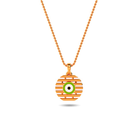 Gulizar Evil Eye Gold Pendant