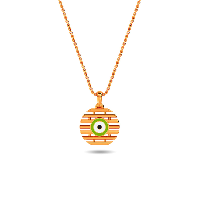 Gulizar Evil Eye Gold Pendant