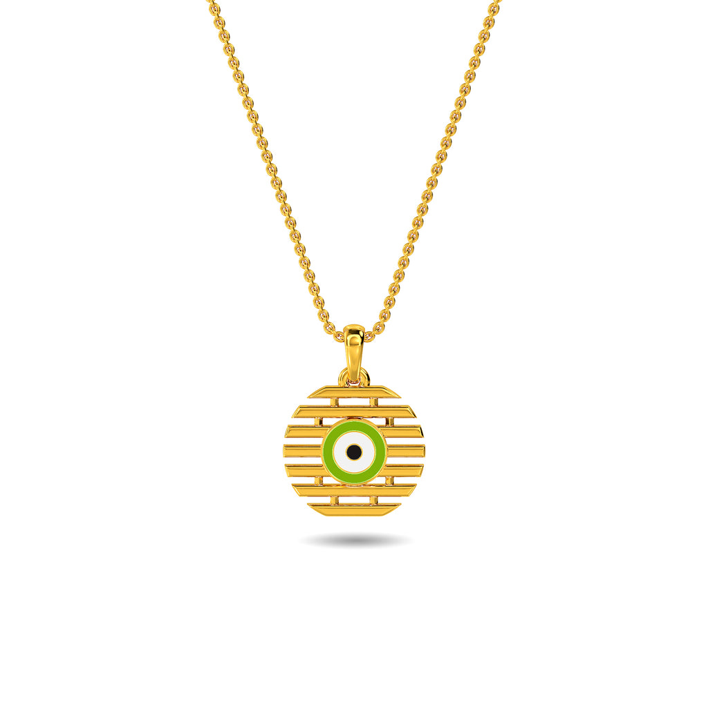 Gulizar Evil Eye Gold Pendant