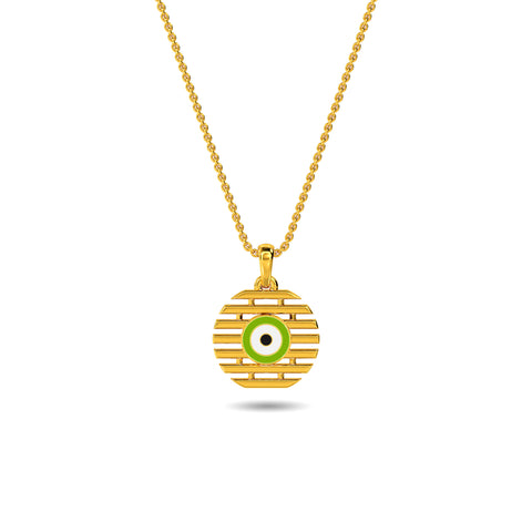 Gulizar Evil Eye Gold Pendant
