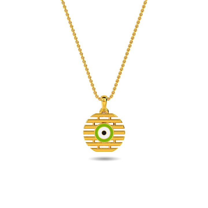 Gulizar Evil Eye Gold Pendant