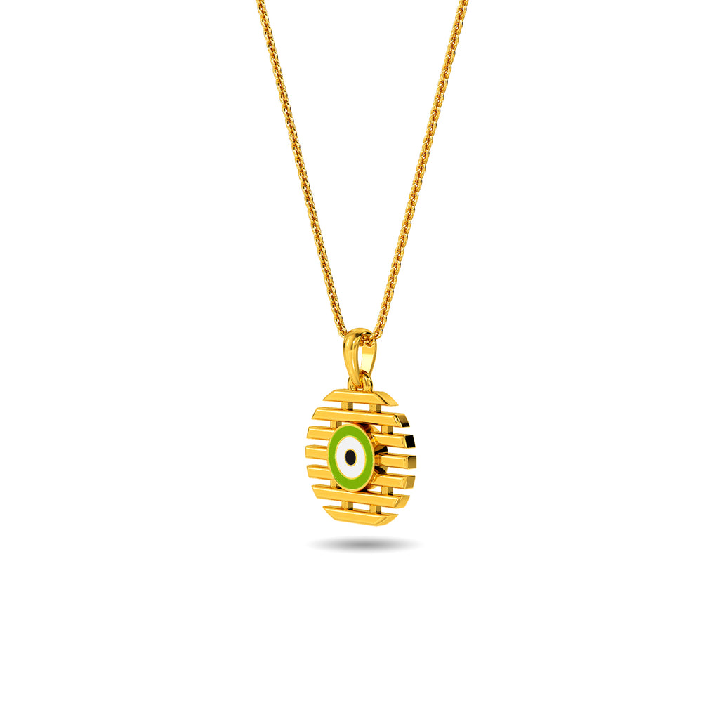 Gulizar Evil Eye Gold Pendant