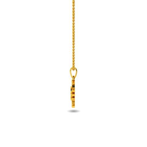 Gulizar Evil Eye Gold Pendant