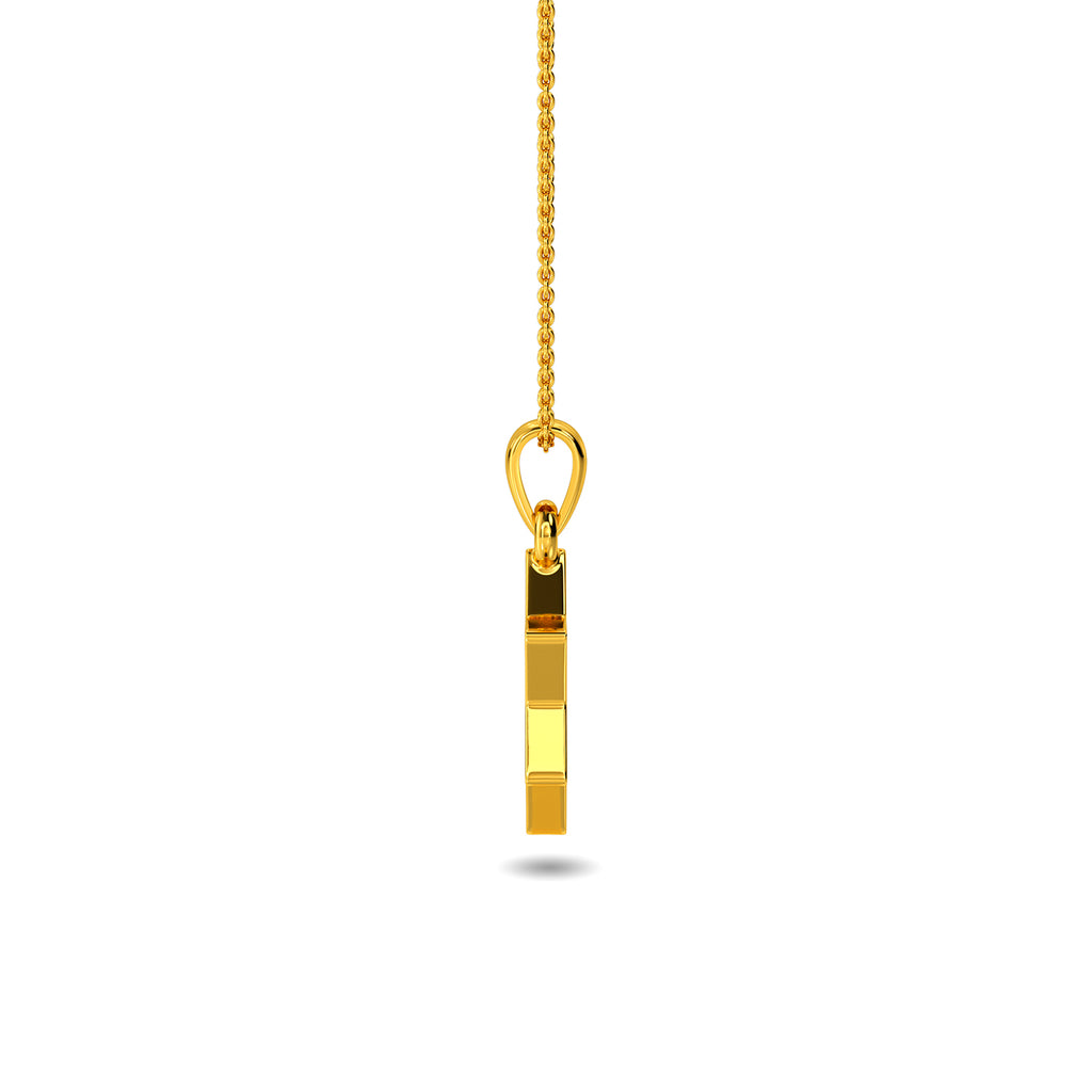 Gyula Evil Eye Gold Pendant