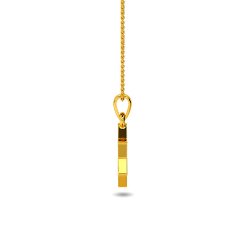 Gyula Evil Eye Gold Pendant