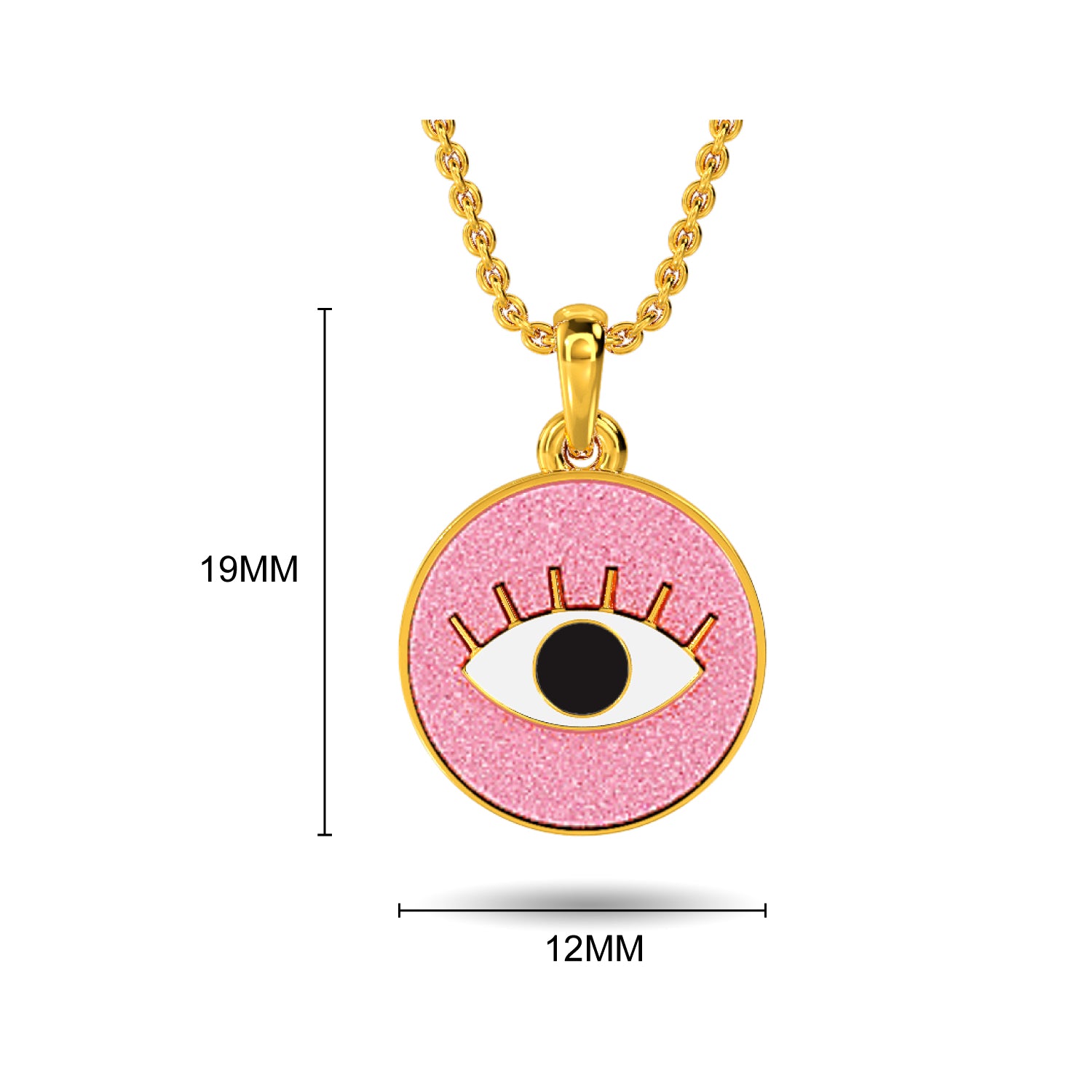 Emiri Evil Eye Gold Pendant