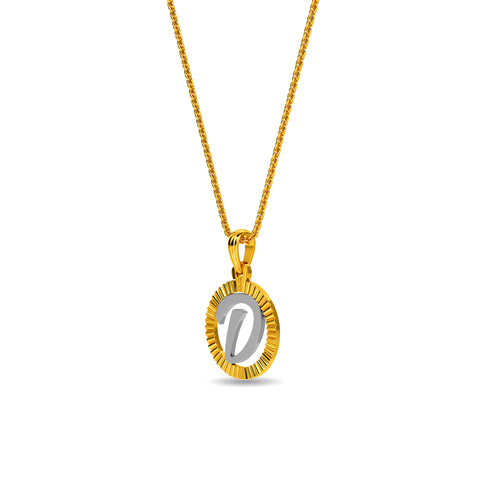 Initial D Gold Pendant