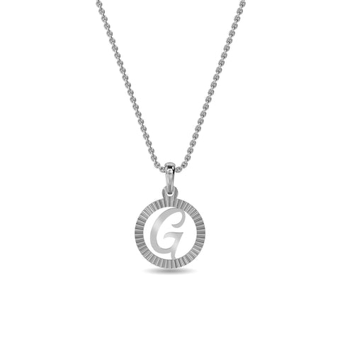 Initial G Gold Pendant