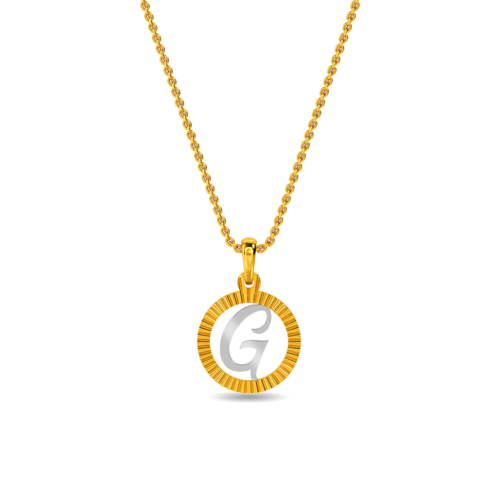 Initial G Gold Pendant