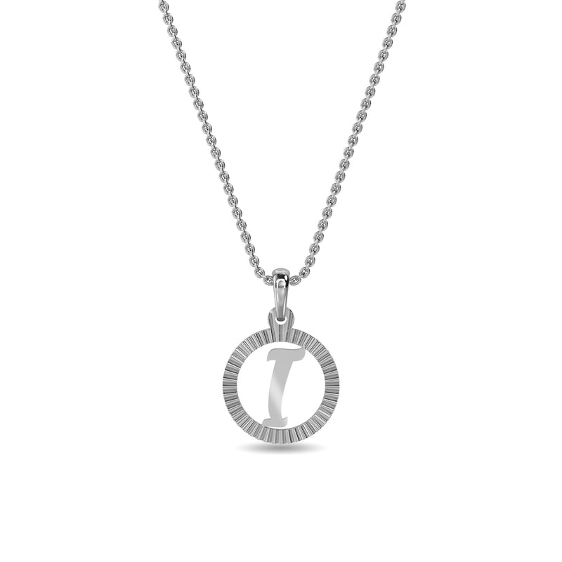 Initial I Gold Pendant