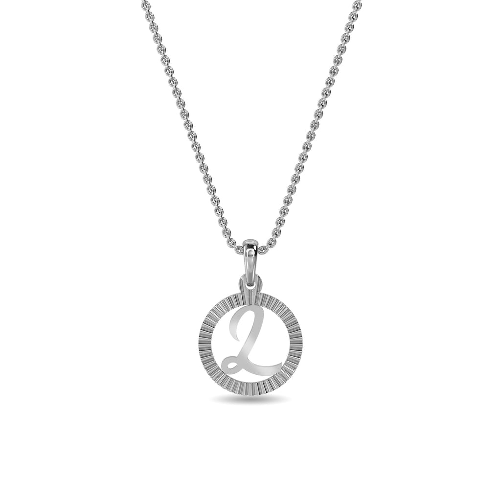 Initial L Gold Pendant