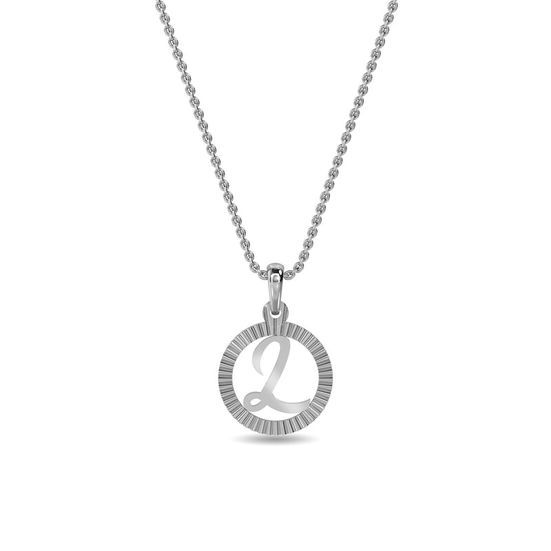 Initial L Gold Pendant