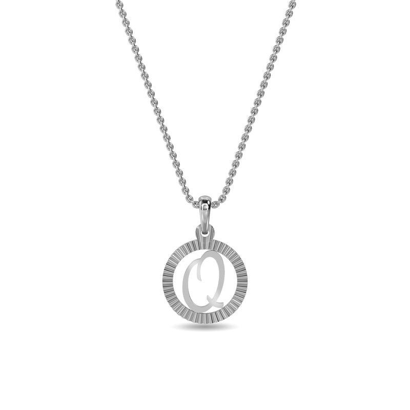 Initial Q Gold Pendant