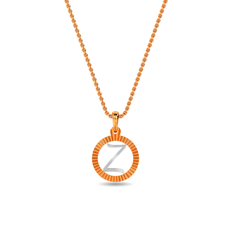 Initial Z Gold Pendant