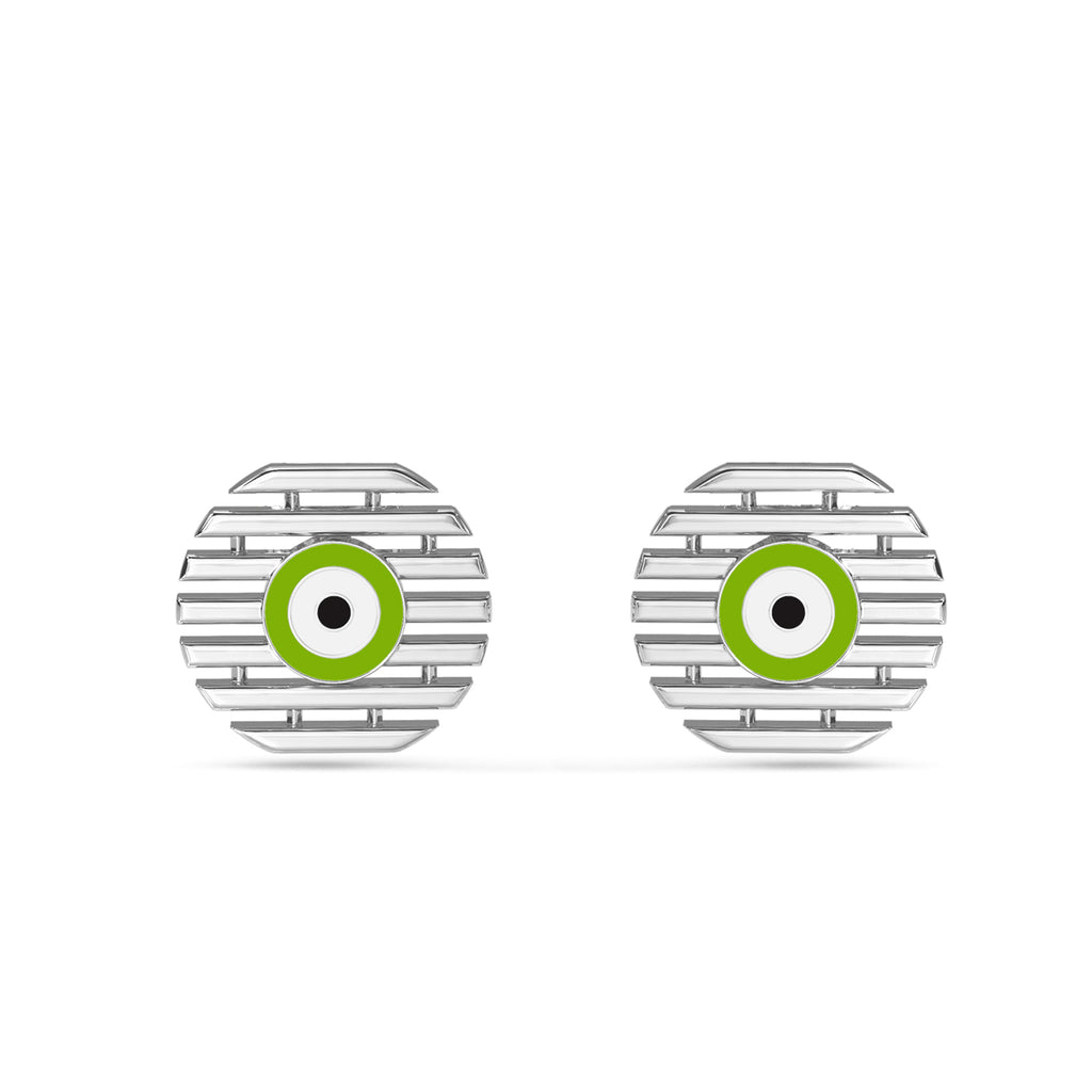 Jale Evil Eye Gold Earring