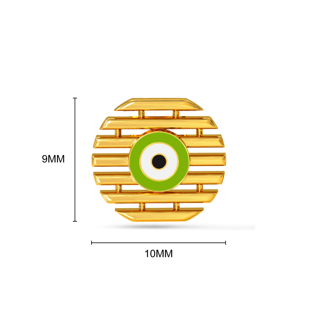 Jale Evil Eye Gold Earring