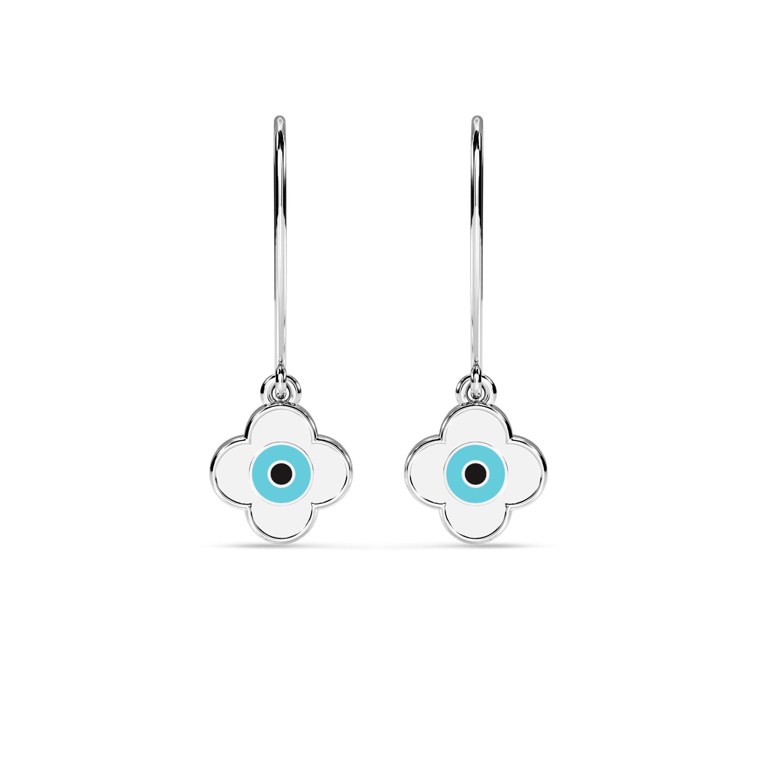 Eren Evil Eye Gold Earring