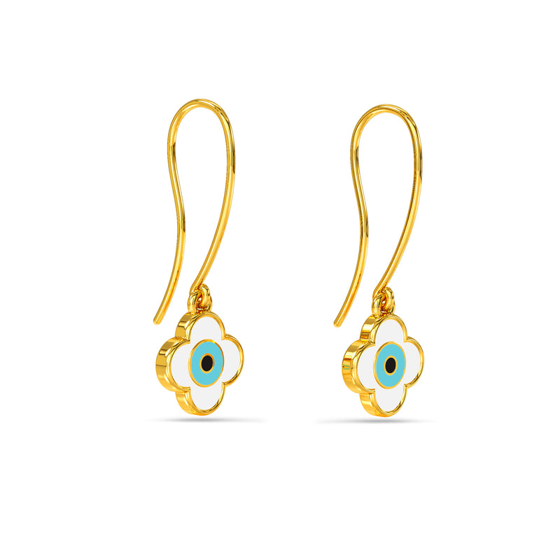 Eren Evil Eye Gold Earring