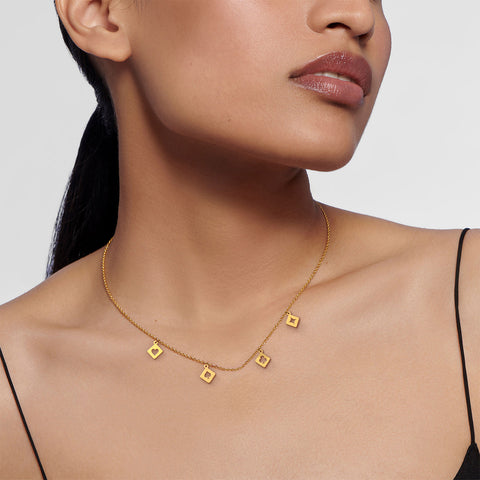 Rujani Gold Necklace