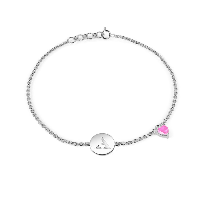 Initial A Gold Bracelet