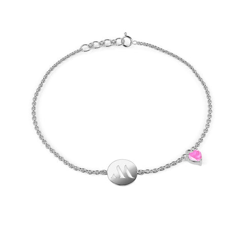Initial M Gold Bracelet