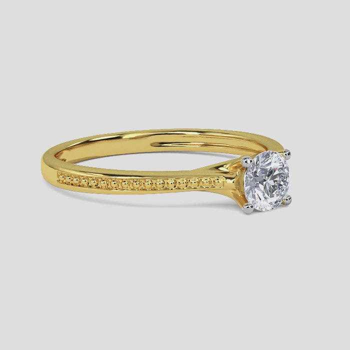 0.20 CT Miray Solitaire Ring