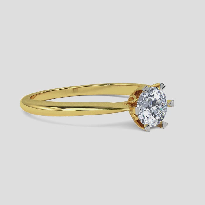 0.50 CT Toulin Solitaire Ring