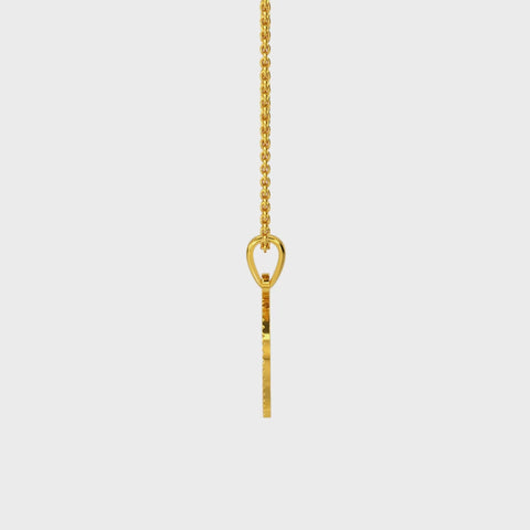 Initial W Pendant