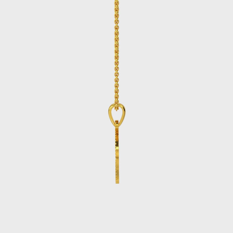 Initial W Pendant
