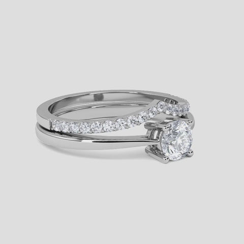 0.50 CT Metin SOLITAIRE Ring