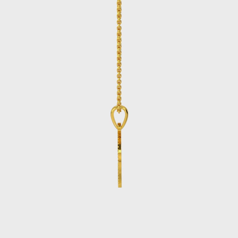 Initial R Pendant